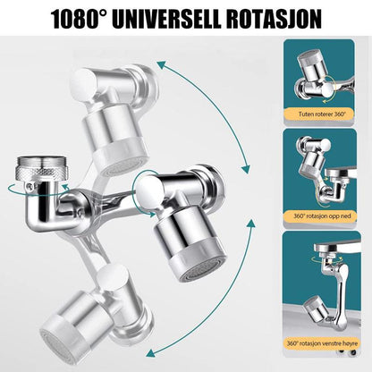 1080° rotating faucet extender - two flow modes