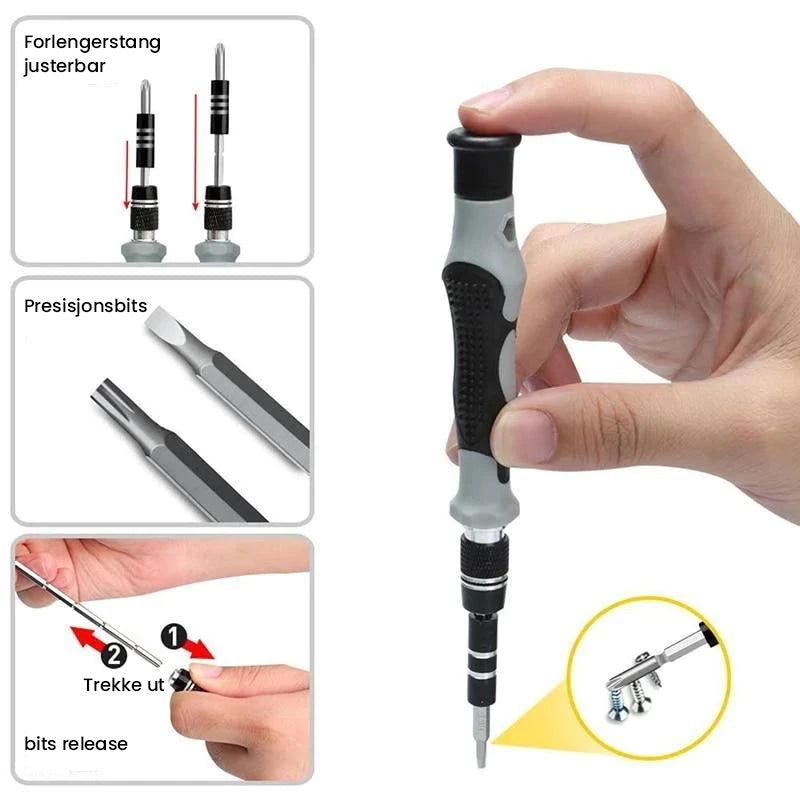 115 in 1 screwdriver set - quality tool for repairs