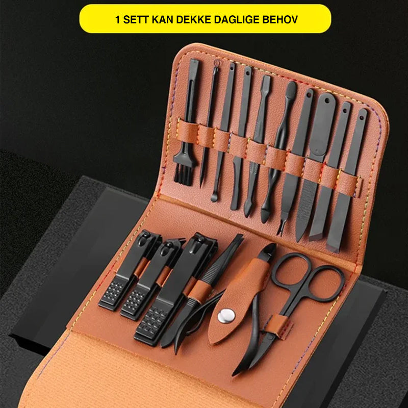 16-piece nail scissors - complete manicure set