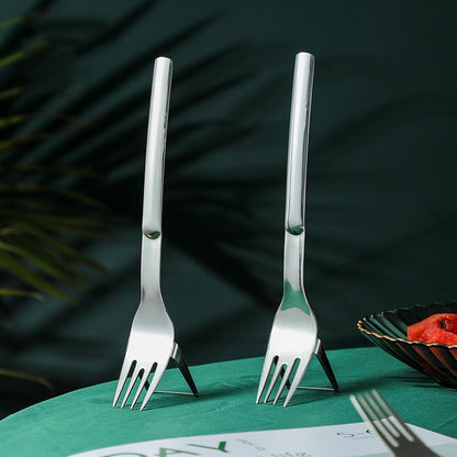 2-in-1 fruit cutting fork - ideal for watermelon