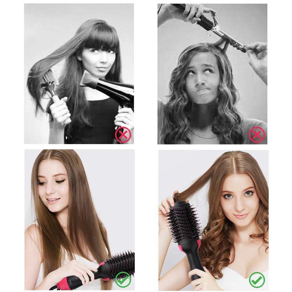 2-in-1 hair dryer and styler for salon style at home