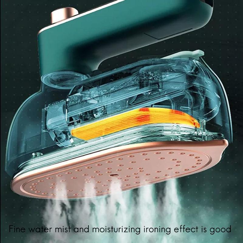 2-in-1 rotary garment iron - efficient &amp; compact