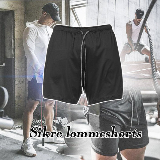 2-in-1 shorts with secure pockets for training and running