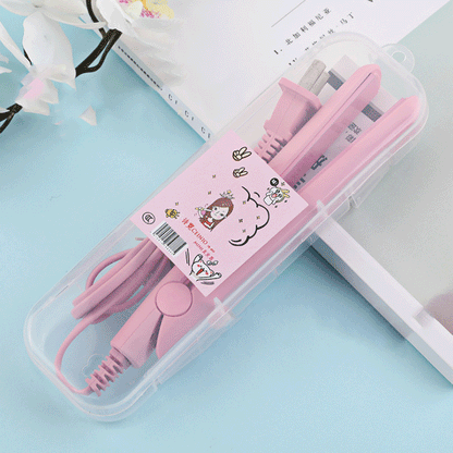 Ceramic mini hair straightener - perfect for travel