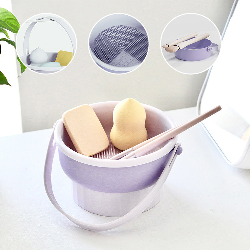 3-in-1 cleaning bowl for make-up brush