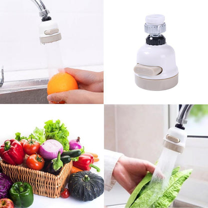 360° rotatable and water-saving faucet for kitchen and bathroom