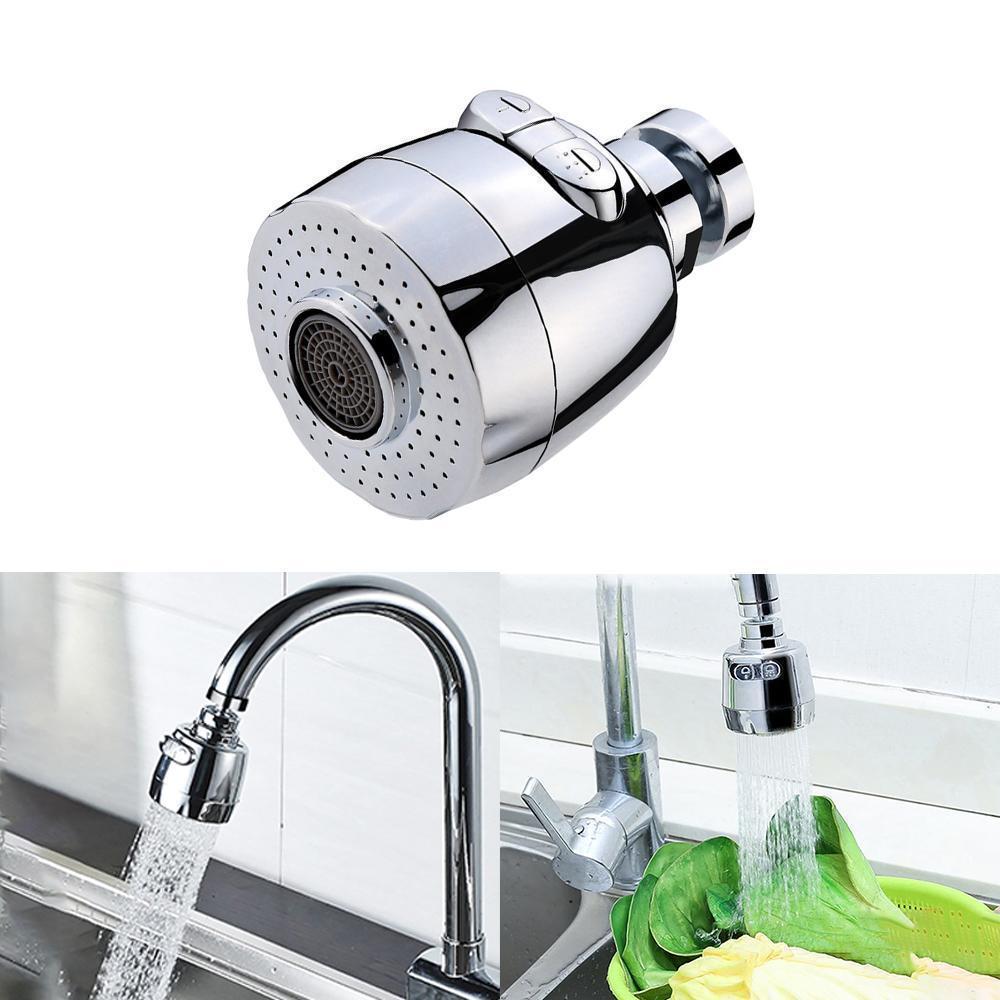 360° rotatable and water-saving faucet for kitchen and bathroom