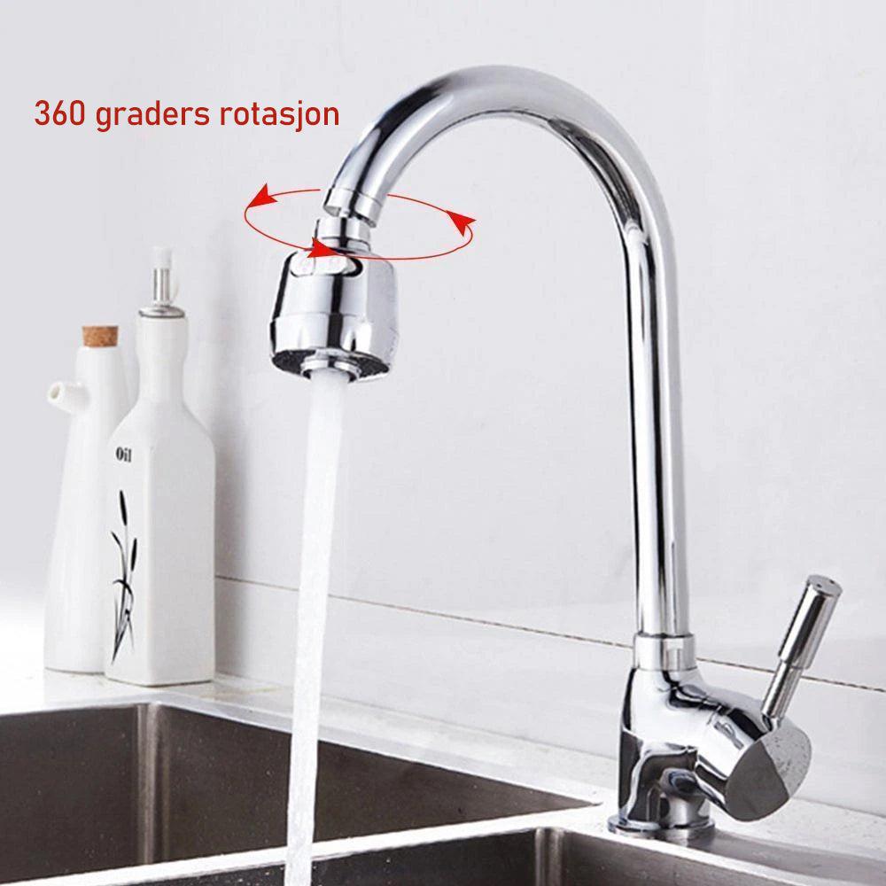 360° rotatable and water-saving faucet for kitchen and bathroom