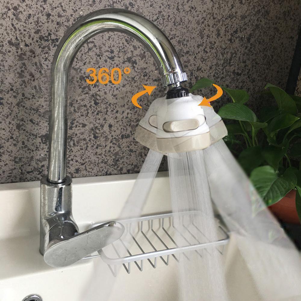 360° rotatable and water-saving faucet for kitchen and bathroom