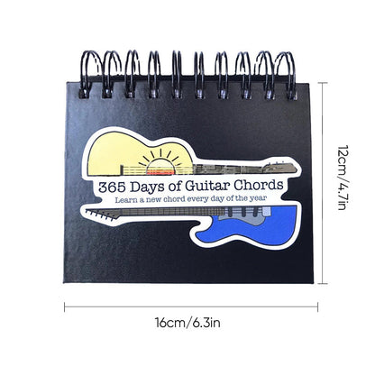 365-day guitar chord calendar - learn a new chord every day