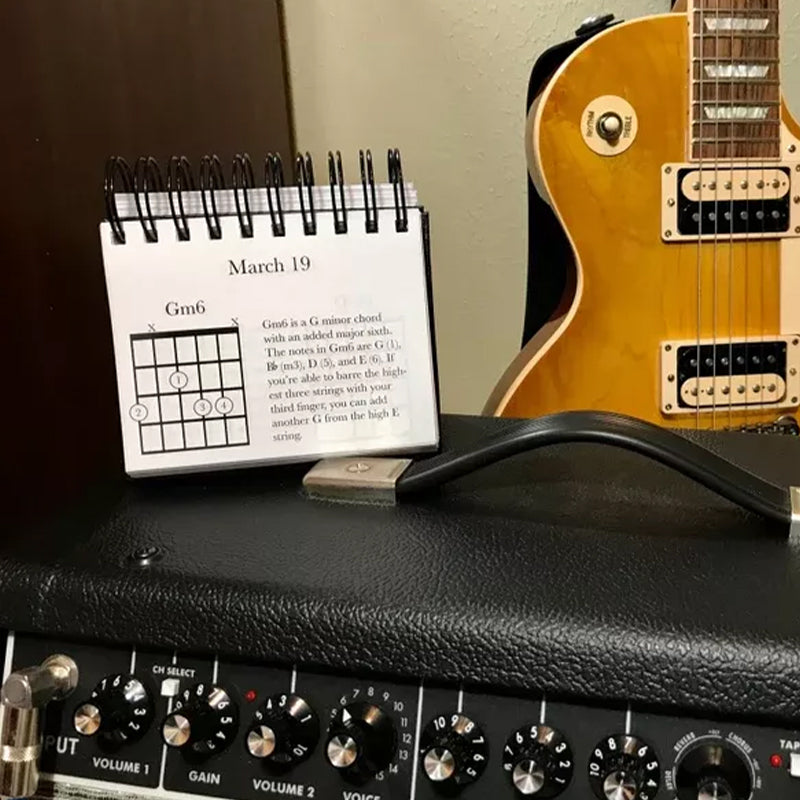 365-day guitar chord calendar - learn a new chord every day