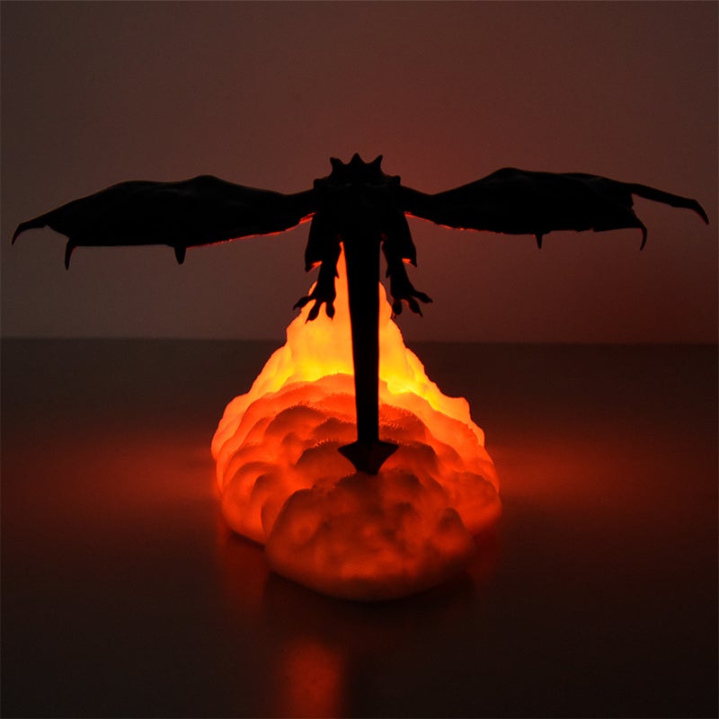 3d dragon night lamp - mysterious and relaxing lighting