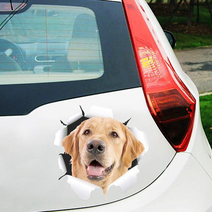 3d creative car stickers - cat &amp; dog