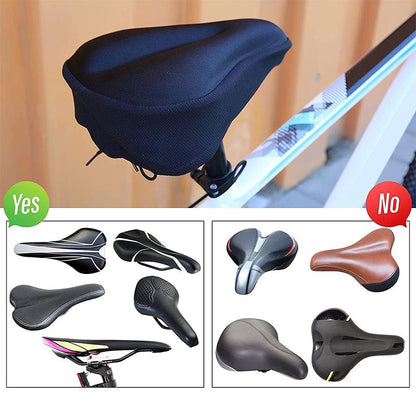 3d silicone gel saddle pad for cycling