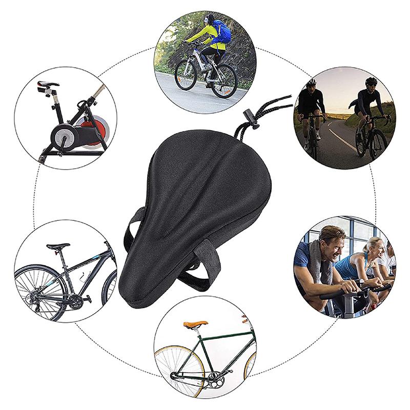 3d silicone gel saddle pad for cycling