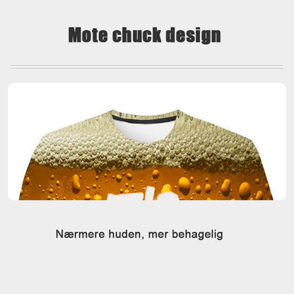 3d print beer bubbles t-shirt - summer fashion