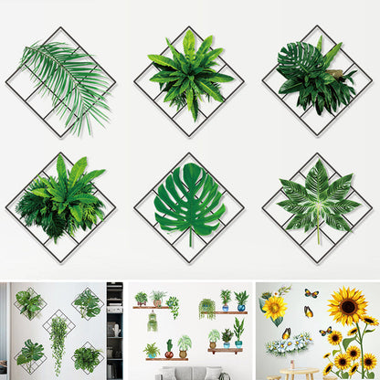 3d wall sticker with nature motif - decor for every room