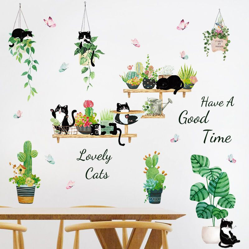 3d wall sticker with nature motif - decor for every room