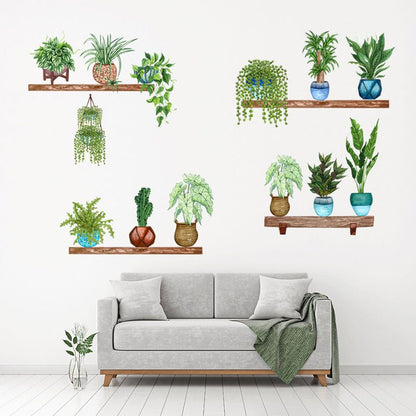 3d wall sticker with nature motif - decor for every room