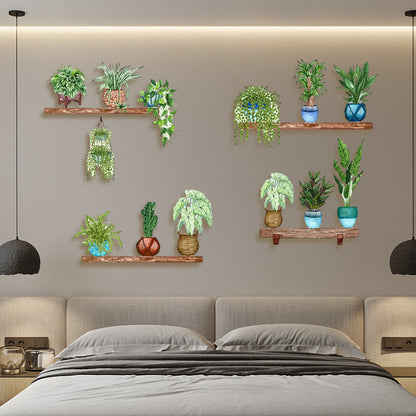 3d wall sticker with nature motif - decor for every room