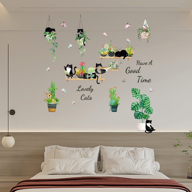 3d wall sticker with nature motif - decor for every room