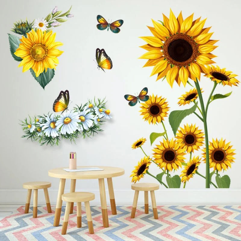 3d wall sticker with nature motif - decor for every room