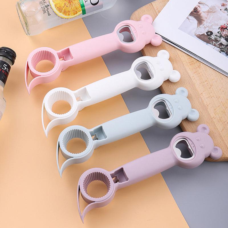 4-in-1 multi-purpose bottle opener