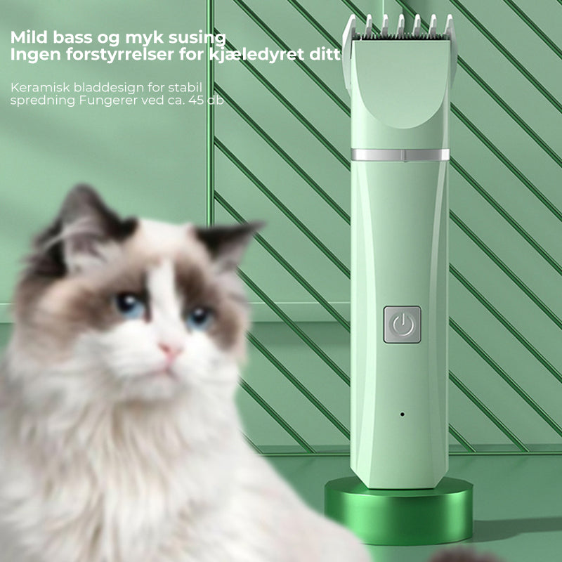 4-in-1 pet hair shaver - quiet and efficient