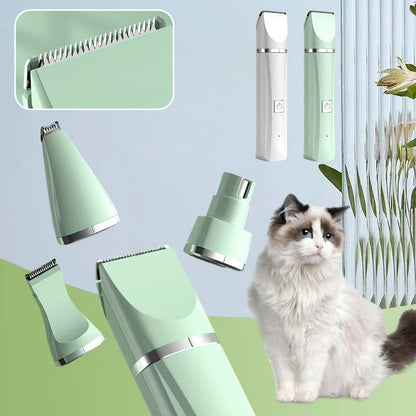 4-in-1 pet hair shaver - quiet and efficient