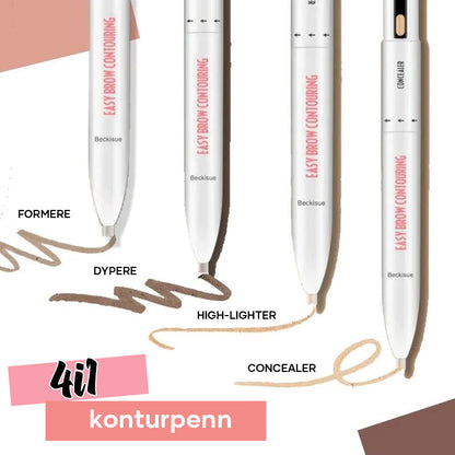 4-in-1 eyebrow contour and marker for perfect brows