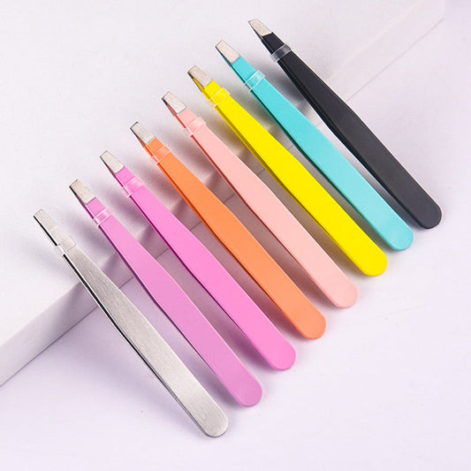 4-in-1 stainless steel tweezer set - precise hair removal