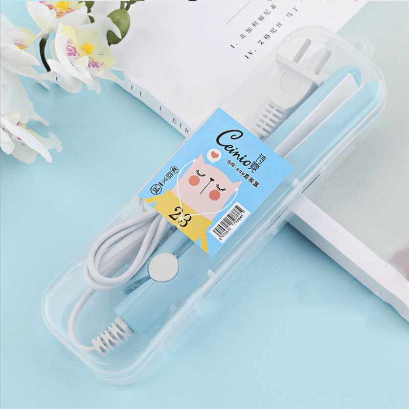 Ceramic mini hair straightener - perfect for travel