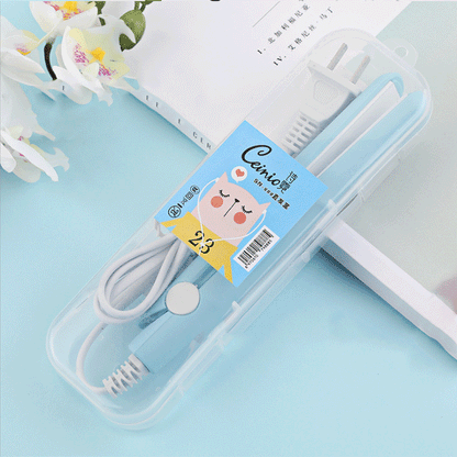 Ceramic mini hair straightener - perfect for travel