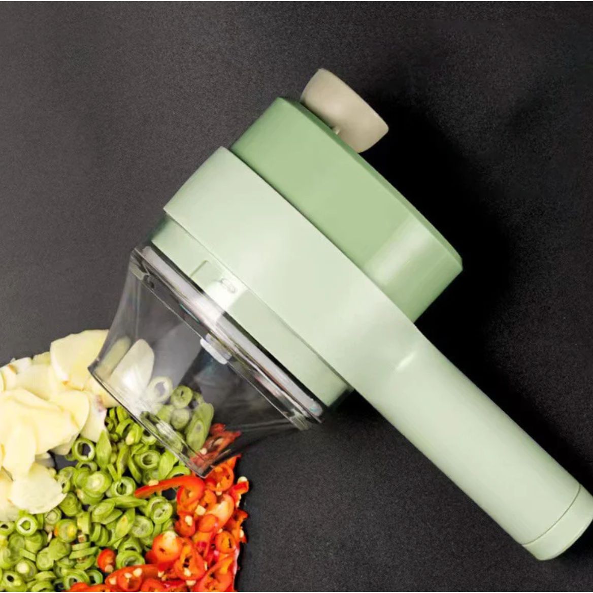 4in1 handheld electric vegetable cutter