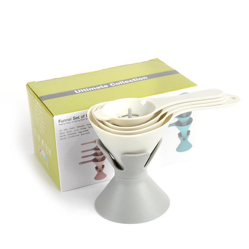 6-in-1 multifunctional funnel set for the kitchen