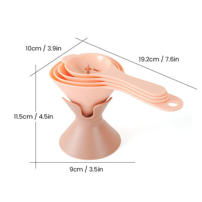 6-in-1 multifunctional funnel set for the kitchen