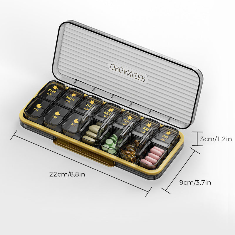 7-day pill box - organized medicine storage