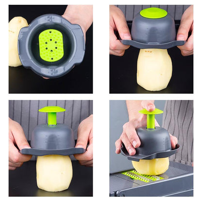 7-in-1 food chopper and grater for vegetables and fruit