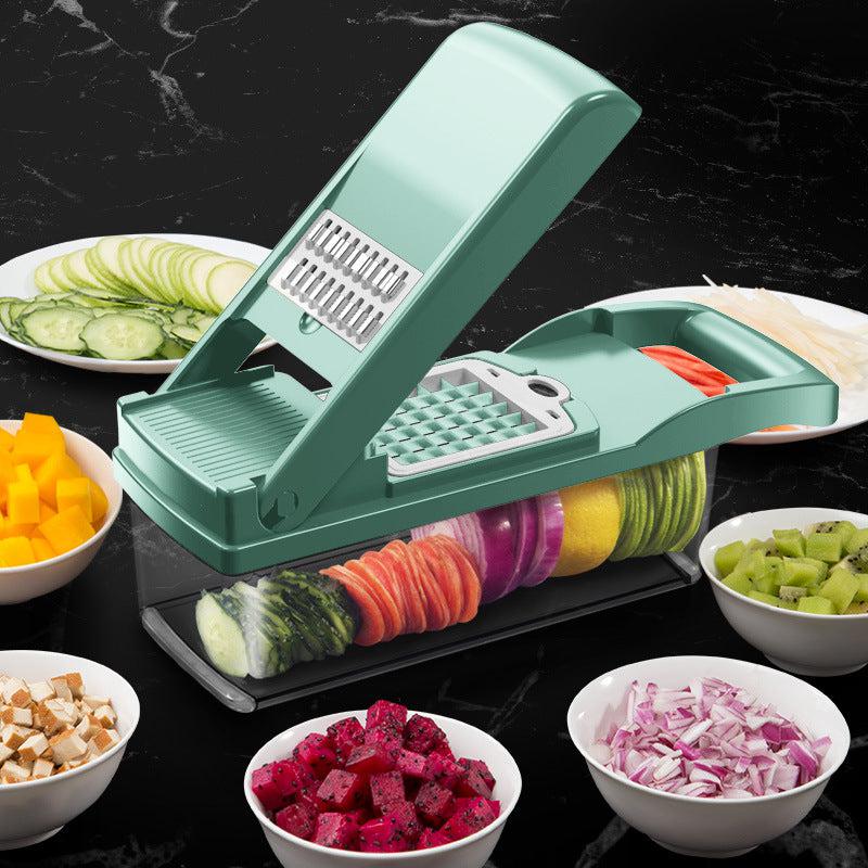 7-in-1 food chopper and grater for vegetables and fruit