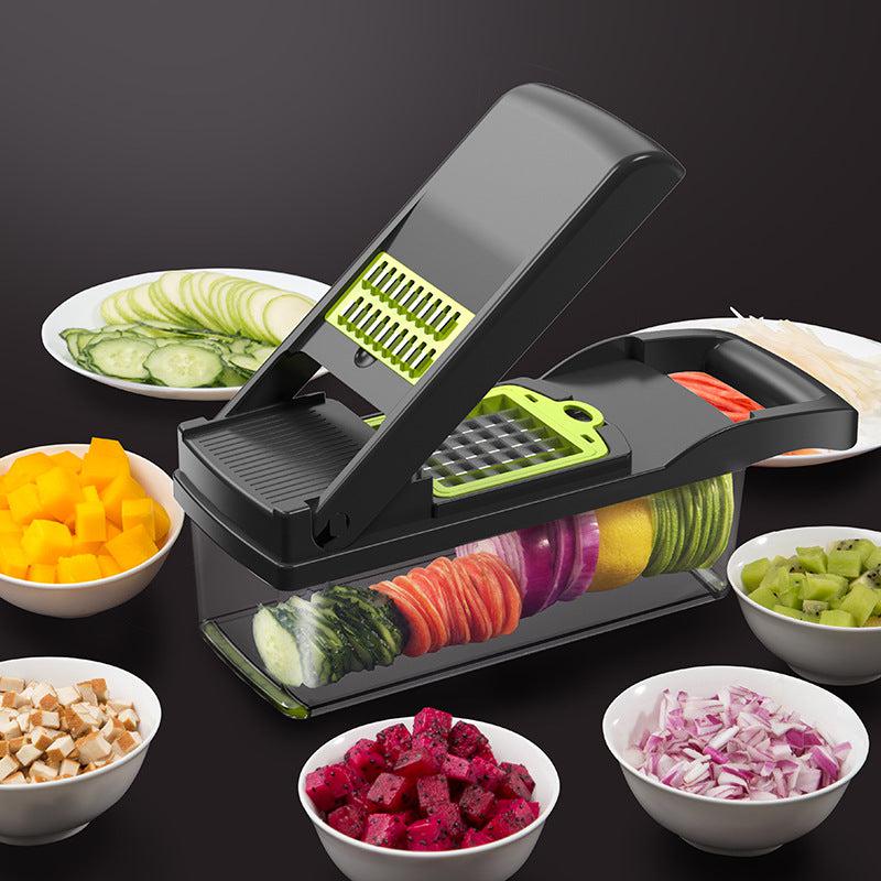 7-in-1 food chopper and grater for vegetables and fruit