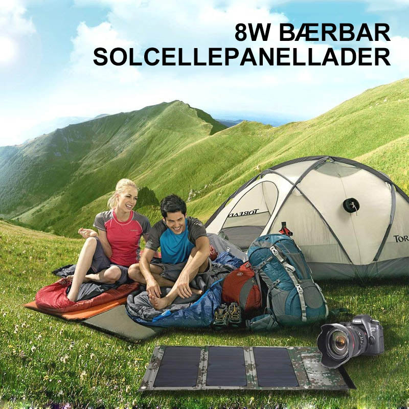 8w portable solar charger - perfect for outdoor adventures