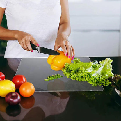 Acrylic anti-slip cutting board - transparent and practical