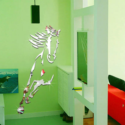 Acrylic wall decoration - 3d galloping horse