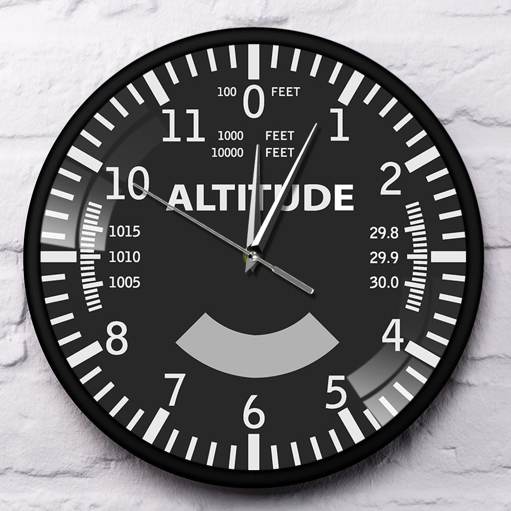 Altitude wall clock