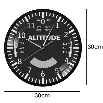 Altitude wall clock