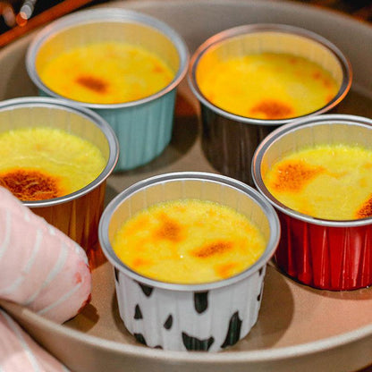 Aluminum foil tin cups for baking and cooking