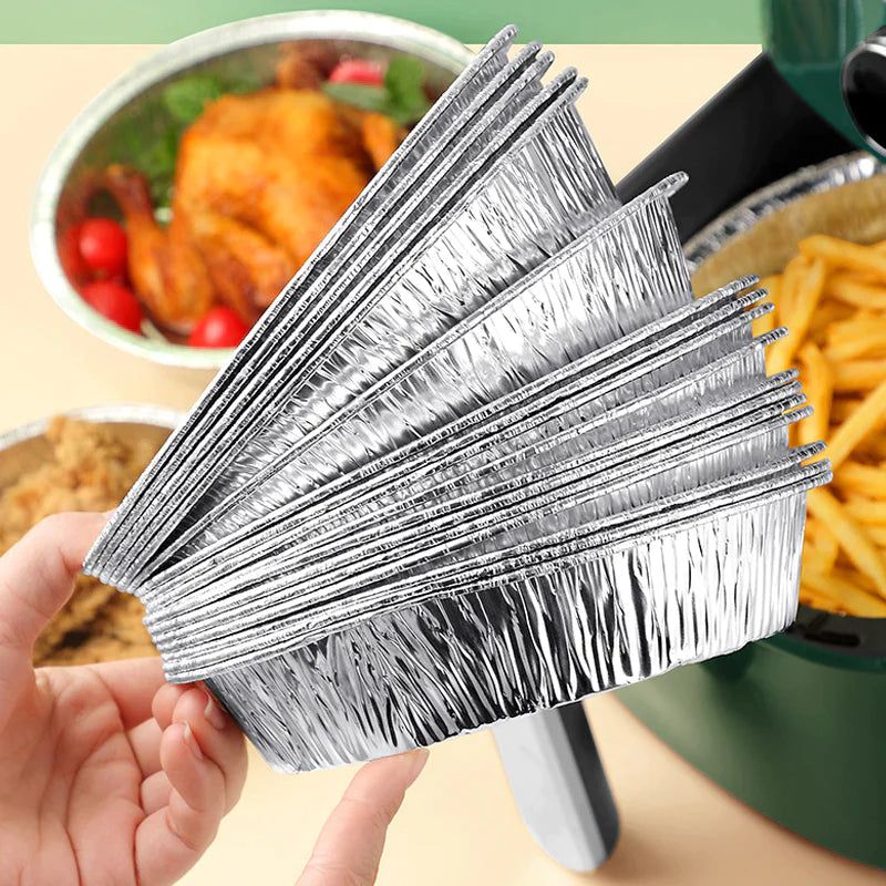 Aluminum foil tray for freezer and microwave