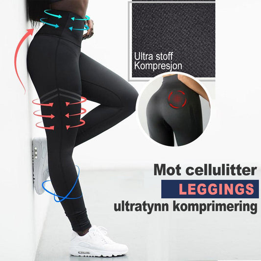 Anti-cellulite compression leggings - fights cellulite