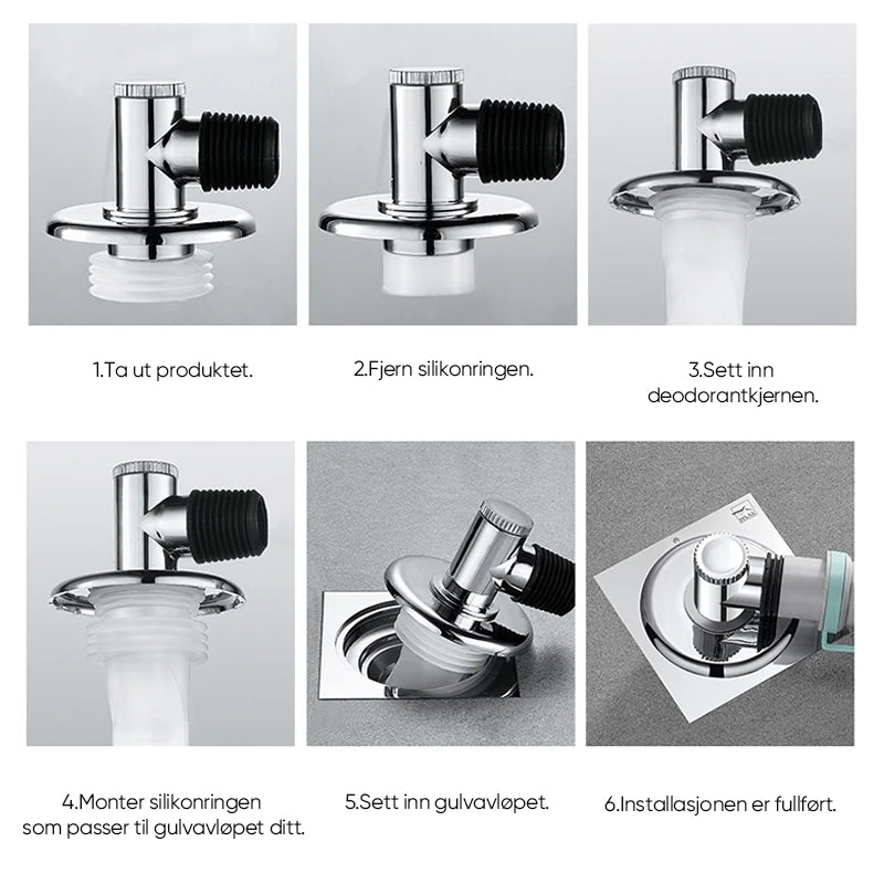 Anti-odor and anti-spill floor drain - effective drainage