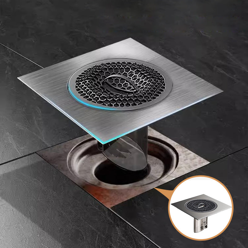 Anti-odour floor drain in stainless steel